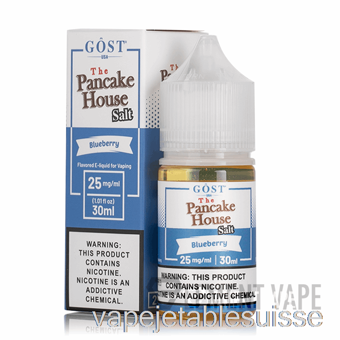 Sels De Myrtilles Vape Suisse - La Crêperie - Gost Vapor - 30ml 50mg